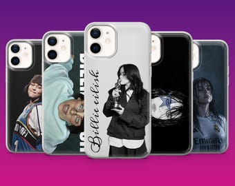 Etui na telefon Billie Eilish z gwiazdą popu Billie Fan Cover na iPhone'a 17Pro, 16, 15, 14, 13, 12, Samsunga S26, S25, S24, S23Fe, A16, A56, Pixel 10, 9Pro
