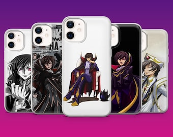Lelouch Handyhülle Anime Fan Lelouch Lamperouge Cover für iPhone 17Pro,16,15,14,13,12,Samsung S26, S25, S24, S23Fe, A16, A56, Pixel 10, 9Pro
