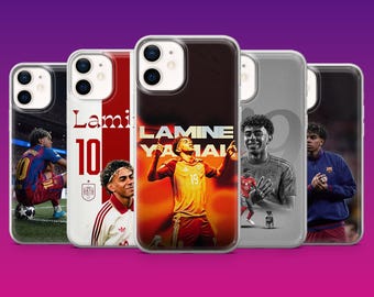 Lamine Yamal Phone Case Barcelona fan Football Cover for iPhone 17Pro,16,15,14,13,12, Samsung S26, S25, S24, S23Fe, A16, A56, Pixel 10, 9Pro
