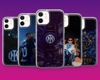 Etui na telefon Inter Mediolan z motywem kibica Interu na iPhone'a 17Pro, 16, 15, 14, 13, 12, Samsung S26, S25, S24, S23Fe, A16, A56, Pixel 10, 9Pro