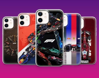 Etui na telefon F1 z motywem samochodu wyścigowego Formuły 1 do iPhone'a 17Pro, 16, 15, 14, 13, 12, Samsunga S26, S25, S24, S23Fe, A16, A56, Pixela 10, 9Pro