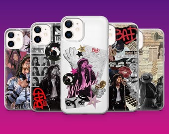 Micheal Jackson Phone Case King of Pop Pop music Cover for iPhone 17Pro,16,15,14,13,12,SamsungS26, S25, S24, S23Fe, A16, A56, Pixel 10, 9Pro