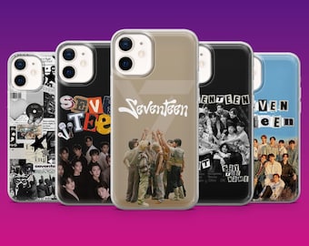 Seventeen Handyhülle K-Pop Fan Kern Cover für iPhone 17Pro, 16, 15, 14, 13, 12, Samsung S26, S25, S24, S23Fe, A16, A56, Pixel 10, 9Pro