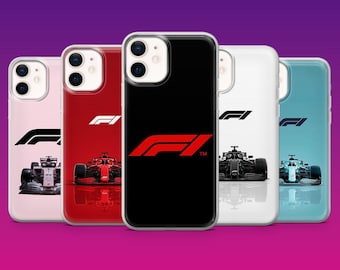 F1 Phone Case Formula 1 fan Race car fan Cover for iPhone 17Pro, 16, 15, 14, 13, 12, Samsung S26, S25, S24, S23Fe, A16, A56, Pixel 10, 9Pro