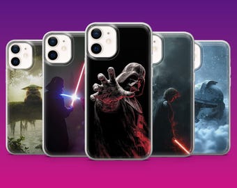 Etui na telefon Star Wars Baby Yoda Darth Vader Cover do iPhone'a 17Pro, 16, 15, 14, 13, 12, Samsunga S26, S25, S24, S23Fe, A16, A56, Pixela 10, 9Pro