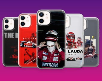 Niki Lauda Phone Case F1 fan gift Formula 1 Cover for iPhone 17Pro,16,15, 14, 13, 12, Samsung S26, S25, S24, S23Fe, A16, A56, Pixel 10, 9Pro