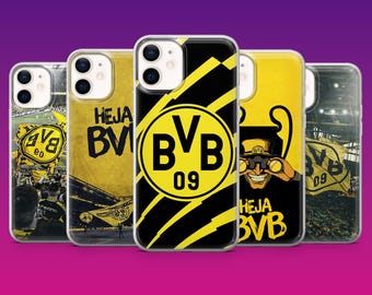 Borussland Handyhülle Fussball Fan Fussball Cover für iPhone 17Pro,16,15,14,13,12, Samsung S26, S25, S24, S23Fe, A16, A56, Pixel 10, 9Pro