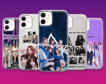 Le Sserafim Telefonskal K-Pop-fan Koreansk pop-skal för iPhone 17Pro, 16, 15, 14, 13, 12, Samsung S26, S25, S24, S23Fe, A16, A56, Pixel 10, 9Pro