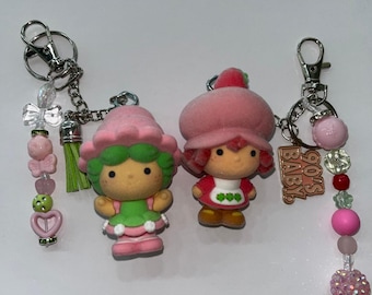 Strawberry shortcake bag charms