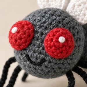 Fly Amigurumi Crochet Pattern | Tiny Quirky Insect PDF Tutorial (@FatimaCrochetStitch)