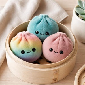 Cuddly Dumpling Friends Crochet Pattern | No-Sew Amigurumi PDF | Plush Toy Pattern