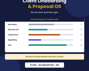 Client Onboarding & Proposal Template for Accounting Firms (Google Sheets)