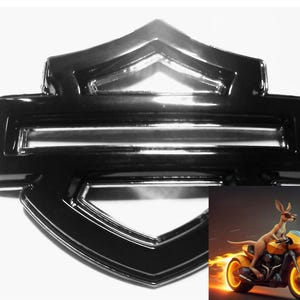 Orange Harley Davidson Tank Emblem - Etsy