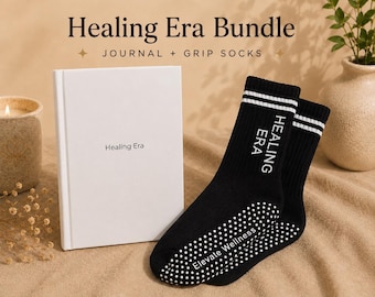 Healing Era Journal and Grip Socks Bundle | Wellness, Self-Care, Mindfulness