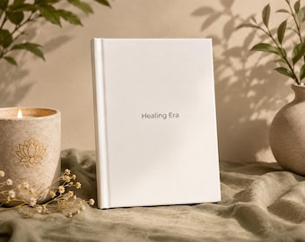 Healing Era Journal | Minimalist Wellness Notebook for Self Care, Reflection