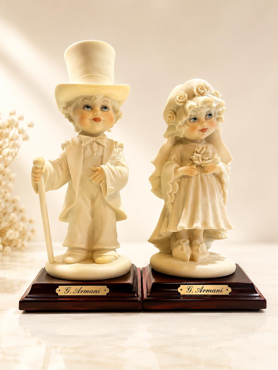 Armani Bride and Groom Figurine - Etsy
