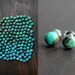 Turquoise Stud Earrings, Turquoise Earrings, Stainless Steel, Turquoise Studs, Tiny Turquoise Studs, Stud Earrings, Turquoise, Earrings 