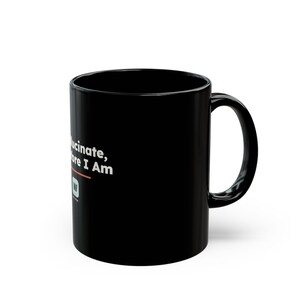 I Hallucinate Therefore I Am, AI Philosophy Black Mug, Funny Descartes Programmer Coffee Cup, Geeky ML Gift image 5
