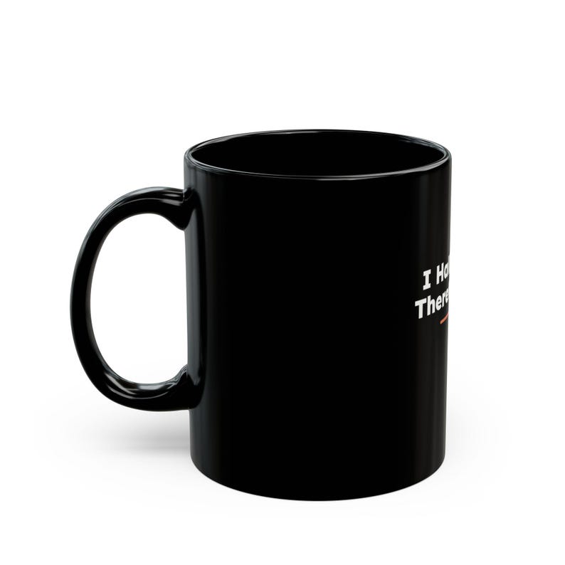 I Hallucinate Therefore I Am, AI Philosophy Black Mug, Funny Descartes Programmer Coffee Cup, Geeky ML Gift image 3