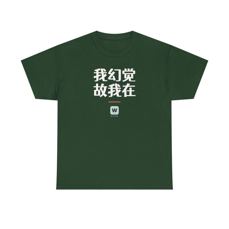 我幻觉 故我在 I Hallucinate Therefore I Am Funny AI Geek Descartes Minimalist T-Shirt Gift immagine 8
