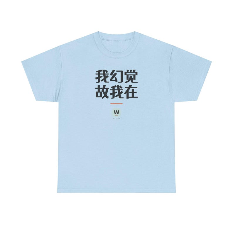 我幻觉 故我在 I Hallucinate Therefore I Am Funny AI Geek Descartes Minimalist T-Shirt Gift immagine 10