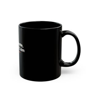 I Hallucinate Therefore I Am, AI Philosophy Black Mug, Funny Descartes Programmer Coffee Cup, Geeky ML Gift image 2