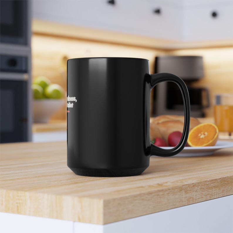 Form Is Emptiness So Is My Wallet, Funny Zen Buddhist Black Mug, Heart Sutra Philosophy Coffee Cup, Geeky Gift image 15