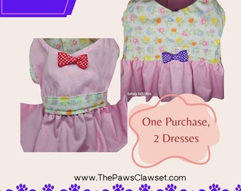 2 in 1 pink dress- Size Medium