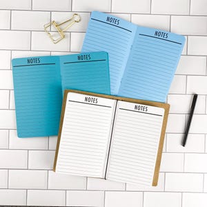 Notes Traveler's Notebook Insert, Lined Notepaper for Writing Journaling and Daily Notes