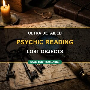 Same Hour Psychic Reading | Find Missing Objects | Intuitive Lost Property Guidance