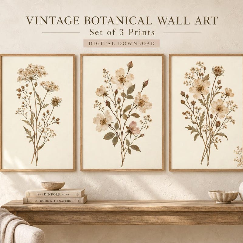 Digit Botanical Print - Etsy