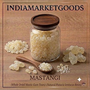 Chios Mastic Gum Resin Mastiha Masticha Loose Small Tears - Pistacia Lentiscus