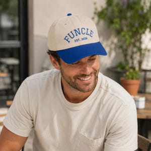 Custom Funcle Snapback Hat Fun Uncle Gift New Baby Pregnancy Announcement Cap for Him