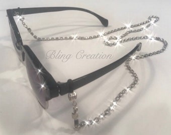bling eyeglass chain