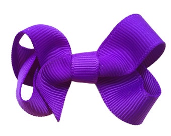 Purple hair bow - hair bows, hair bow, bows, baby bows, hair bows for girls, pigtail bows, girls bows, toddler bows, boutique bows, hairbows