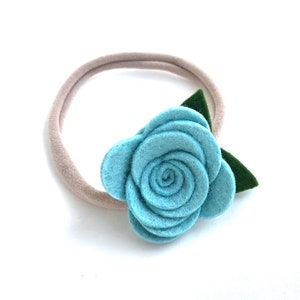 Baby headband - nylon headbands, flower headbands, baby girl headband, newborn headband, baby bows, baby bow headband