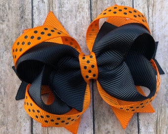 Halloween hair bow - hair bows for girls, hair bows, girls bows, baby bows, bows, toddler hair bows