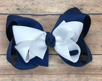 YOU PICK boutique hair bow - hair bows, girls bows, big hair bows, toddler hair bows, stacked bows