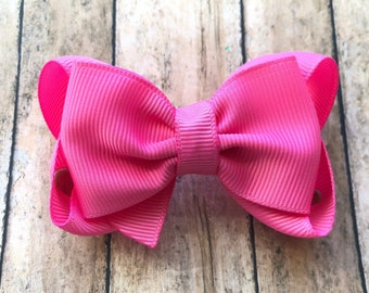 YOU PICK color hair bow - hair bows, baby bows, girls hair bows, toddler hair bow, 3 inch hair bows