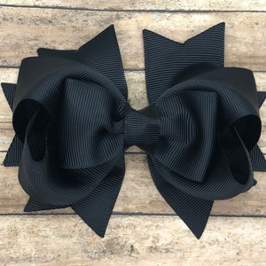YOU PICK color hair bows - 4 inch hair bows, hair bows, girls bows, girls hair bows, toddler bows, boutique hair bows, hair bows for girls