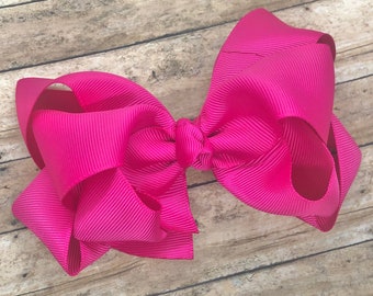 YOU PICK color hair bows - hair bow, girls hair bows, toddler hair bows, baby hair bows, girls bows, baby bows, boutique bows, big hair bows