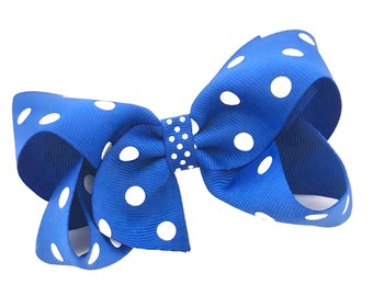 Royal blue hair bow - hair bows, bows for girls, baby bows, girls hair bows, toddler hair bows, hairbows, boutique