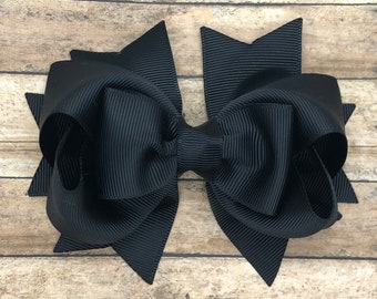 YOU PICK 3 hair bows - 4 inch hair bows, hair bows, girls bows, girls hair bows, toddler bows, boutique hair bows, hair bows for girls