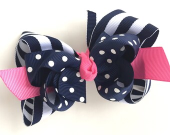 Girls hair bow - hair bows, bows, hair bows for girls, baby bows, hair clips, boutique hair bows, toddler bows, big hair bows, hairbows