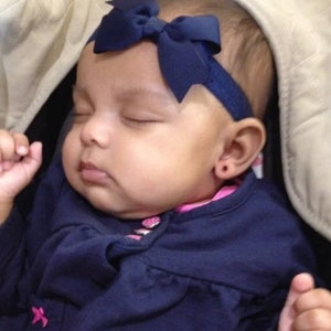 YOU PICK color baby headband -  bow headband, baby headbands, baby headband bows, baby girl headbands, newborn headbands, baby bows, bows