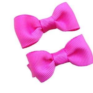 YOU PICK color pigtail bows - hair bows, hair clips, baby bows, hair bows for girls, baby hair clips, toddler hair bows