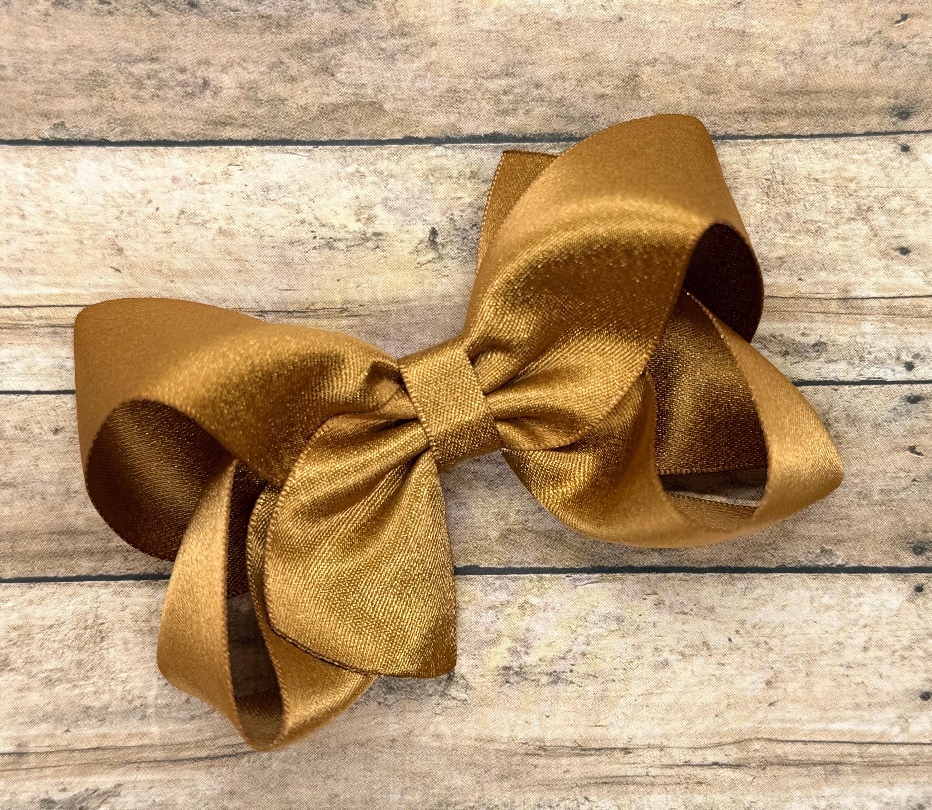 Bronze Hair Bow - Etsy display picture 3