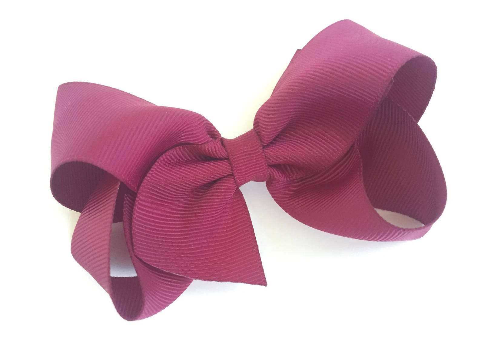Burgundy Hair Bow Hair Bows Bows Hair Clips Hair Bows for Etsy