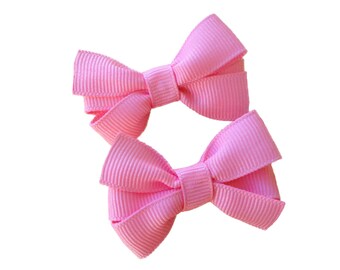 YOU PICK pigtail bows - hair bows, baby bows, girls bows, pigtail bows, small bows, pinwheel bows, toddler bows