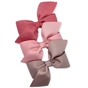 SET of 3 hair bows - hair bows, bows, hair bows for girls, baby bows, hair clips, toddler bows, boutique bows